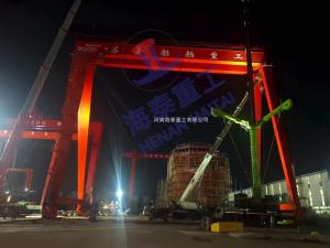 造船門機連夜吊裝，海泰重工助力蘇豪船舶起航